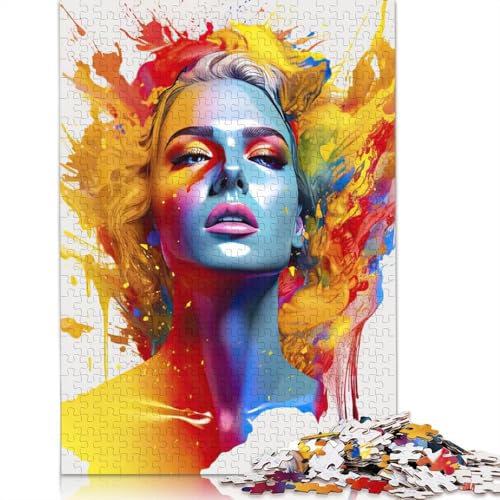 1000-teiliges Aquarell-Puzzle für Mädchen, ideal für Erwachsene und Jugendliche, aus Papier, Lernspielzeug (38 x 26 cm) von POLIUAWS
