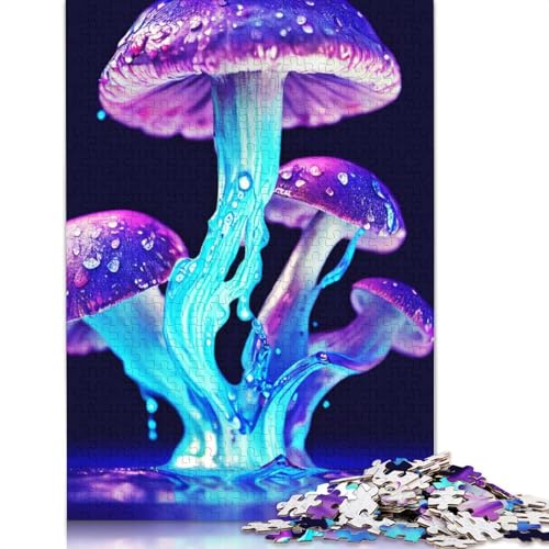 1000-teiliges Lampenpilz-Puzzle, Schwierigkeitsgrad, Lernspiele, Spielzeug, 1000 Stück (75 x 50 cm) von POLIUAWS