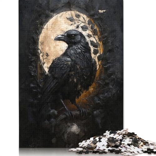1000-teiliges Lunar Omen-Puzzle, Schwierigkeitsgrad für Erwachsene, entspannendes Spiel, Spielzeug, 1000 Stück (75 x 50 cm) von POLIUAWS