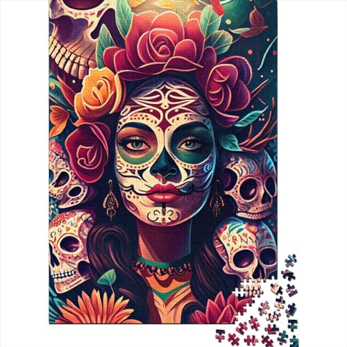 1000-teiliges Puzzle, das Leben und den Tod für Erwachsene feiert. Holzpuzzle für Erwachsene und Jugendliche ab 12 Jahren. 1000 Teile (75 x 50 cm). von POLIUAWS