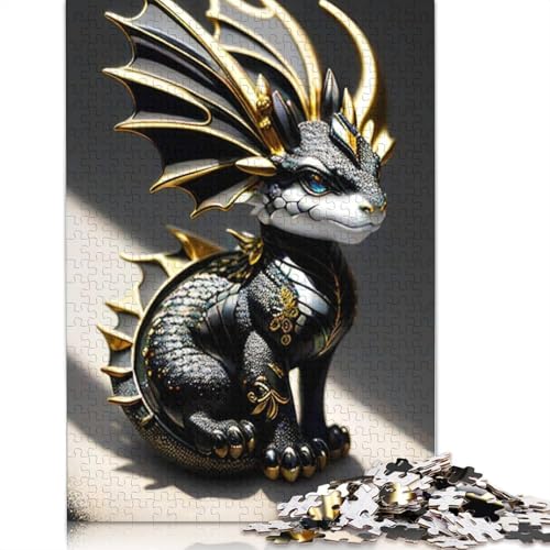 1000-teiliges Puzzle, niedliche Drachen für Erwachsene, Halloween-Geschenk, Lernspielzeug, 1000 Teile (38 x 26 cm) von POLIUAWS