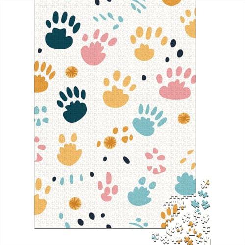 1000-teiliges Puzzle Hund, schwierige Puzzles für Jugendliche, nachhaltiges Puzzle für Erwachsene | Spiele 1000 Teile (38x26cm) von POLIUAWS