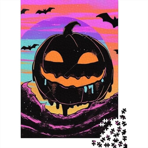 1000-teiliges Puzzle für Erwachsene, Papierpuzzle mit Totenkopf-Motiv, für Erwachsene, Lernspiele für Zuhause, Bastelspielzeug, 1000 Teile (38 x 26 cm) von POLIUAWS