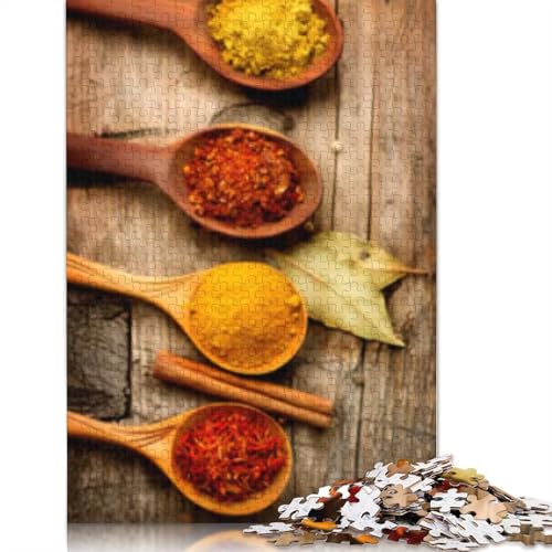 1000-teiliges Puzzle mit Kräutern und Gewürzen für Erwachsene ab 14 Jahren, 1000 Teile (75 x 50 cm). von POLIUAWS