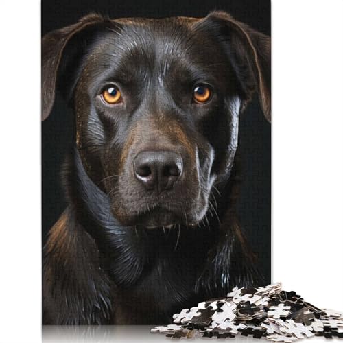 1000-teiliges Puzzle mit coolem Tierporträt, für Erwachsene, Puzzle für die Zeit mit der Familie, Gehirn-Herausforderung, 1000 Teile (75 x 50 cm) von POLIUAWS