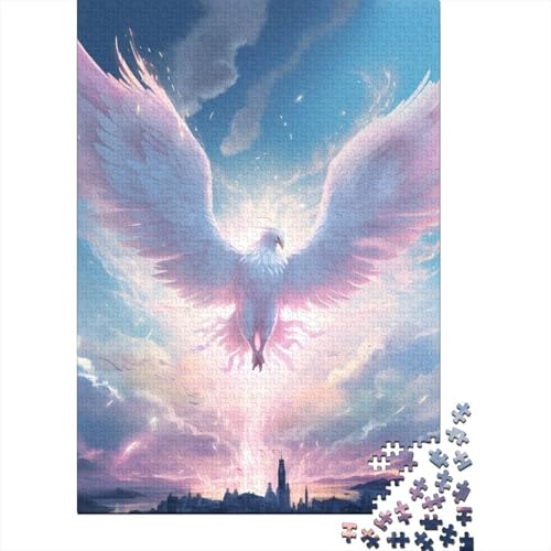 1000-teiliges Puzzle mit fliegendem Adler für Teenager, nachhaltiges Puzzle für Erwachsene | Spiele 1000 Teile (75x50cm) von POLIUAWS