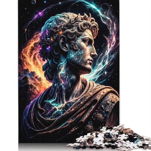 1000-teiliges Puzzle mit kosmischer Büste für Erwachsene und Teenager, Lernspiele für zu Hause, DIY-Spielzeug, 1000 Stück (38 x 26 cm) von POLIUAWS