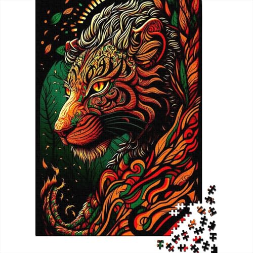 1000-teiliges Tierpuzzle für Erwachsene, für Erwachsene und Jugendliche ab 12 Jahren, 1000 Teile (75 x 50 cm) < von POLIUAWS