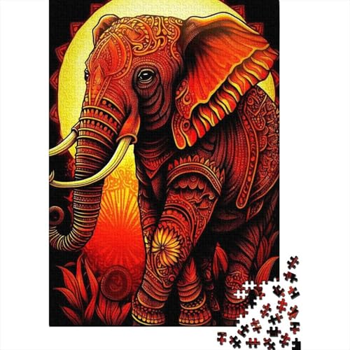 1000-teiliges Tierpuzzle für Erwachsene und Jugendliche, Lernspiele für Zuhause, Bastelspielzeug, 1000 Teile (75 x 50 cm) von POLIUAWS