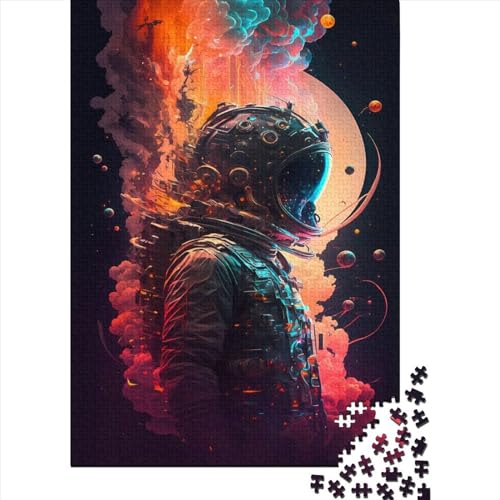 Abstract Space652 Puzzle, 1000 Teile, für Erwachsene und Jugendliche, aus nachhaltigem Holz, Spiele, 1000 Teile (75 x 50 cm) von POLIUAWS