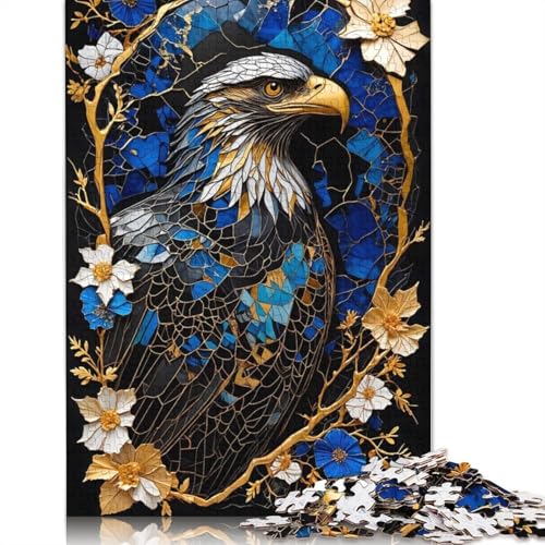 Abstraktes Adler-Kintsugi-Puzzle, 1000 Teile, für Erwachsene und Jugendliche ab 12 Jahren, 1000 Teile (38 x 26 cm) von POLIUAWS
