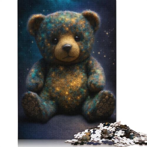 Art Bears Puzzle für Erwachsene, herausforderndes und kniffliges Puzzle für Kinder, 1000 Teile (75 x 50 cm) von POLIUAWS