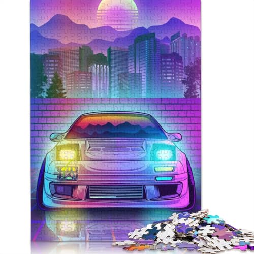 Art Sports Car Puzzle 1000-teilige Schwer Puzzle Spielzeug Lernspiel Impossible Herausforderung Spielzeug Für Erwachsene Kinder 1000pcs (75x50cm) von POLIUAWS