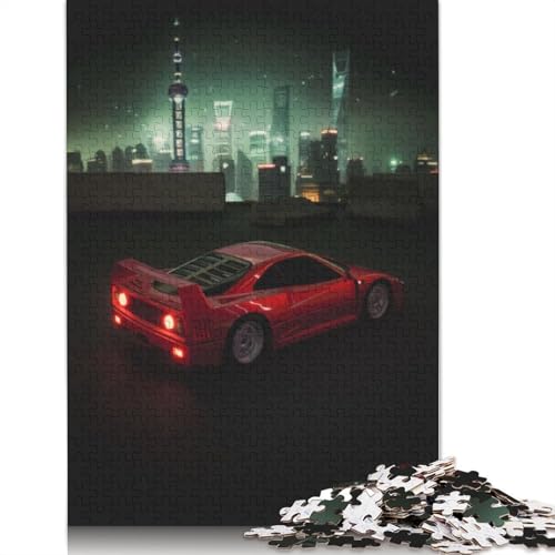 Art Sports Car Puzzles 1000 Teile Schwer Puzzle Spielzeug Lernspiel Impossible Herausforderungsspielzeug Für Erwachsene Und Kinder Ab 12 Jahren 1000pcs (75x50cm) von POLIUAWS