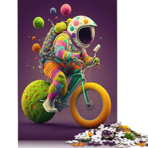 Astronaut-Puzzle, 1000 Teile für Erwachsene, ideal für Halloween, einzigartige Heimdekoration und Geschenke, 1000 Teile (75 x 50 cm) von POLIUAWS