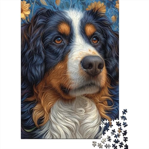 Australischer Schäferhund, 1000 Teile, Holzpuzzle für Erwachsene und Jugendliche ab 12 Jahren, 1000 Teile (75 x 50 cm) von POLIUAWS