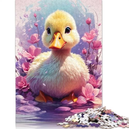 Baby Duck Puzzle 1000-teilige Schwer Puzzle Spielzeug Pädagogisches Spiel Impossible Herausforderung Spielzeug Für Erwachsene Kinder 1000pcs (75x50cm) von POLIUAWS