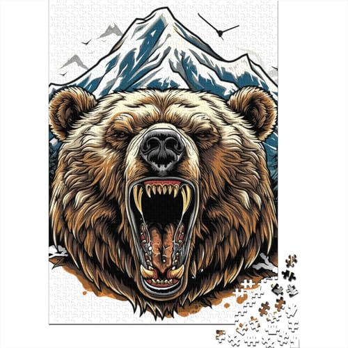 Bär-Puzzle, 1000 Teile, für Erwachsene, 38 x 26 cm von POLIUAWS