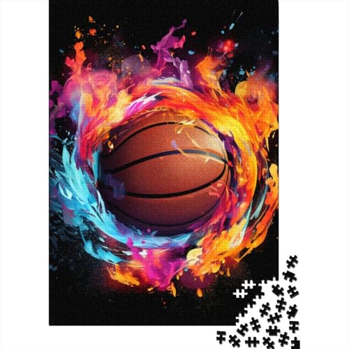 Basketball-Puzzle für Erwachsene, 1000 Teile, Lernspiel, Herausforderung, Spielzeug, 1000 Teile (75 x 50 cm) von POLIUAWS