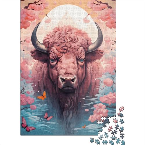 Bison Art Holzpuzzle, 1000 Teile, für Erwachsene und Jugendliche ab 12 Jahren, 75 x 50 cm Bison Art Holzpuzzle, 1000 Teile, für Erwachsene und Jugendliche ab 12 Jahren, 75 x 50 cm von POLIUAWS