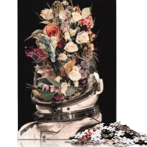 Bloom Puzzle für Erwachsene, 1000 Teile, Halloween-Puzzle, einzigartige Heimdekoration und Geschenke, 1000 Teile (38 x 26 cm) von POLIUAWS
