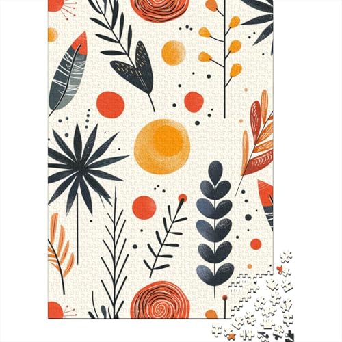 Blumenpuzzle, 1000 Teile, Papierpuzzle für Erwachsene und Jugendliche ab 12 Jahren, 1000 Teile (38 x 26 cm) von POLIUAWS