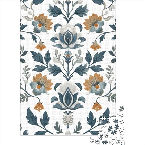 Blumenpuzzle, 1000 Teile für Jugendliche, Puzzle für Erwachsene, pädagogisches Spiel, Herausforderungsspielzeug, 1000 Teile (38 x 26 cm) von POLIUAWS