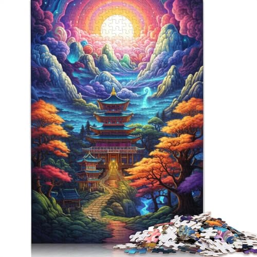 Bulguksa-Tempel, Südkorea3 Puzzle-Dekompressionsspielzeug, 100% recycelter Karton, Puzzle für Erwachsene, 1000 Teile (75 x 50 cm) von POLIUAWS