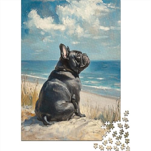 Bulldog Puzzle, herausfordernd und knifflig, 100% recycelter Karton, Puzzle für Erwachsene und Kinder, 1000 Teile (75 x 50 cm) von POLIUAWS