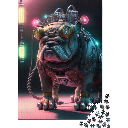 Bulldog856 Puzzle für Erwachsene und Jugendliche 1000 Teile Papier Puzzle für Erwachsene Puzzle für Jugendliche ab 12 Jahren Weihnachtsgeschenke 1000 Teile (38x26cm) von POLIUAWS