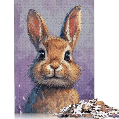 Bunny Charm Puzzles 1000 Teile Schwer Puzzle Spielzeug Lernspiel Impossible Herausforderung Spielzeug Für Erwachsene Und Kinder in Bewährter 1000pcs (75x50cm) von POLIUAWS