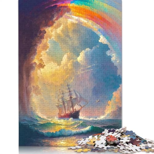 Bunte Wasserfälle-Puzzles, Bunte, Coole Puzzles für Kinder ab 12 Jahren, 1000 Teile (75 x 50 cm) von POLIUAWS