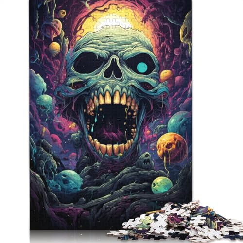 Buntes Fantasy-Monster-Puzzle, herausfordernd und knifflig, Premium-Karton-Puzzle für Erwachsene, 1000 Teile (38 x 26 cm) von POLIUAWS