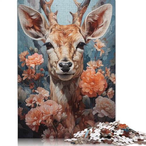 Cervine Puzzles mit 1000 Teilen, Schwierigkeitsgrad für Erwachsene, entspannende Spiele, Spielzeug, 1000 Stück (38 x 26 cm) von POLIUAWS