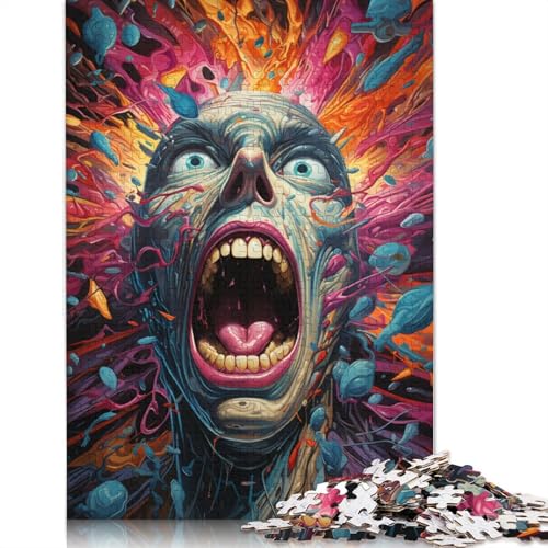 Cosmic Monster Puzzle, Denksportaufgabe, Premium-Puzzle aus Karton für Kinder und Erwachsene ab 12 Jahren, 1000 Teile (38 x 26 cm) von POLIUAWS