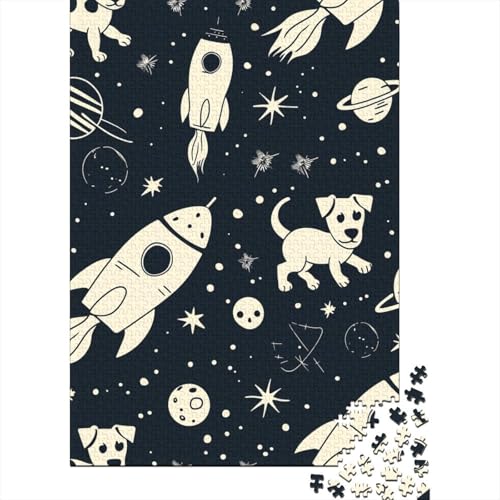 Dog5 1000-teiliges Puzzle für Erwachsene und Jugendliche, nachhaltiges Holzpuzzle für Erwachsene, 1000 Teile (75 x 50 cm). von POLIUAWS
