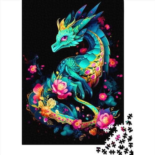 Dragon13 Puzzle für Erwachsene, 1000 Teile, für Jugendliche ab 12 Jahren, Weihnachtsgeschenke, 1000 Teile (38 x 26 cm) von POLIUAWS