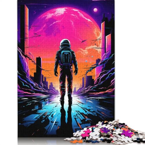 Dream Astronauts Puzzle für Erwachsene, Premium-Puzzle aus 100% recyceltem Brett, Problemlösungspuzzles für Erwachsene und Kinder, 1000 Teile (75 x 50 cm) von POLIUAWS