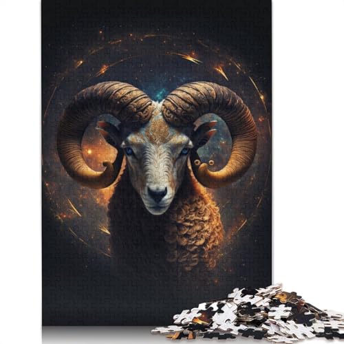 Dream Goat Puzzles für Erwachsene, Spielzeug, Lernspiel, schwierige Puzzles für Kinder ab 12 Jahren, 1000 Teile (75 x 50 cm) von POLIUAWS