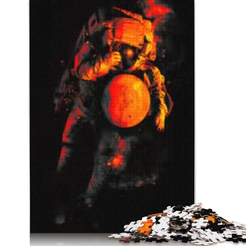 Ein kleines Weltpuzzle für Erwachsene und Teenager, 1000 Teile, Holzpuzzle für Teenager, Geschenke, Puzzlespiel, 1000 Teile (75 x 50 cm) von POLIUAWS