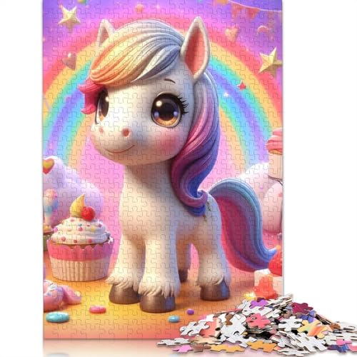 Einhorn-Puzzle, 1000 Teile, für Erwachsene, 38 x 26 cm Einhorn-Puzzle, 1000 Teile, für Erwachsene, 38 x 26 cm von POLIUAWS