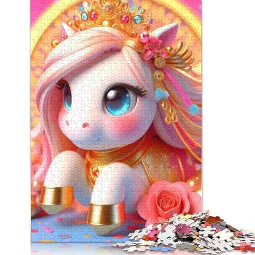 Einhorn-Puzzle, 1000 Teile für Erwachsene, Lernspielzeug, 1000 Teile (75 x 50 cm) von POLIUAWS