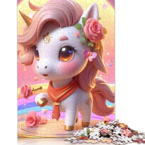Einhorn-Puzzle für Jugendliche, 1000 Teile, ideal für Weihnachten, für Erwachsene, 38 x 26 cm Einhorn-Puzzle für Jugendliche, 1000 Teile, ideal für Weihnachten, für Erwachsene, 38 x 26 cm von POLIUAWS