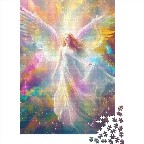 Engel-Puzzle, 1000 Teile für Erwachsene, Papierpuzzle für Erwachsene, Lernspiele für Zuhause, Bastelspielzeug, 1000 Teile (38 x 26 cm) von POLIUAWS