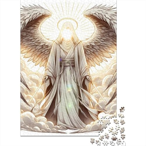 Engelspuzzle, 1000 Teile, Holzpuzzle für Erwachsene und Jugendliche ab 12 Jahren, 1000 Teile (75 x 50 cm) von POLIUAWS