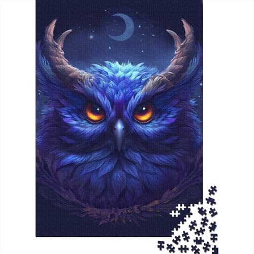 Eulenpuzzle 1000 Teile für Erwachsene, Papierpuzzle für Erwachsene und Jugendliche ab 12 Jahren, 1000 Teile (38 x 26 cm) von POLIUAWS