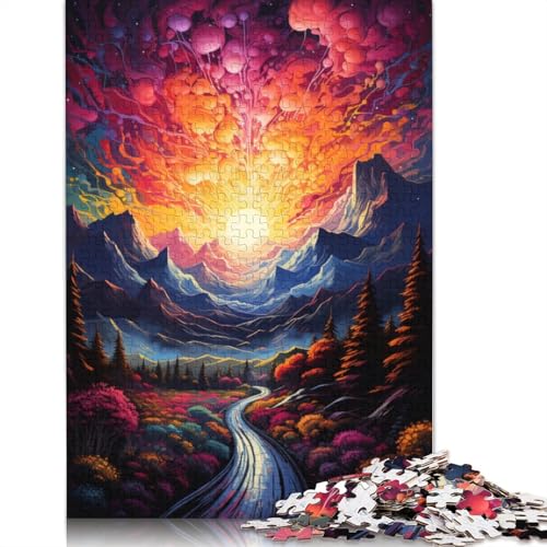 Fantasy-Landschaftspuzzle, Premium-Puzzle aus 100% recyceltem Karton, 100% recycelter Pappe, Puzzle für Kinder und Erwachsene, 1000 Teile (75 x 50 cm) von POLIUAWS