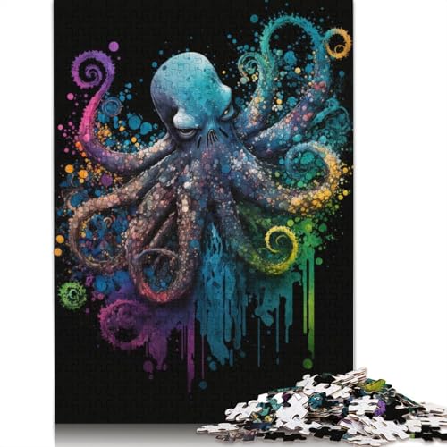 Farbige Otter-Puzzles, farbenfrohe, Coole Puzzles für Kinder ab 12 Jahren, 1000 Teile (75 x 50 cm) von POLIUAWS