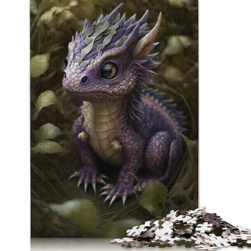 Feuerdrache im Himmel, Puzzle, Denksportaufgabe, 100% recycelter Karton, Puzzle für Kinder und Erwachsene ab 12 Jahren, 1000 Teile (75 x 50 cm) von POLIUAWS