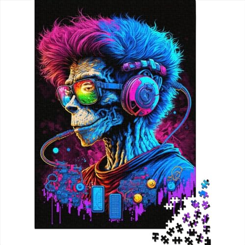 Frankenstein Puzzle für Erwachsene, 1000 Teile, Lernspiel, Herausforderung, Spielzeug, 1000 Teile (38 x 26 cm) von POLIUAWS